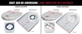 Cold Air Box Dimensions