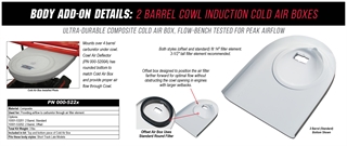 2 Barrel Cold Air Box Details