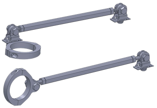 Chassis Clamp attached to 807-3 Adjustable Body Brace