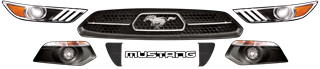 TA2 Mustang Nose Graphic ID Kit